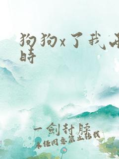 狗狗x了我两小时