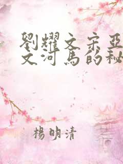 刘耀文宋亚轩车文河马的秘密河润滑油