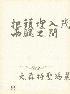 把头埋入茂密的两腿之间