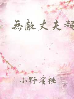 无敌丈夫超专情