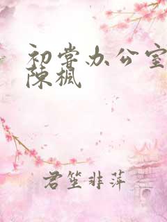 初尝办公室人妻陈枫