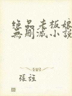 绝品老板娘完整无删减小说