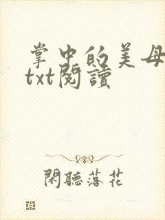 掌中的美母版主txt阅读