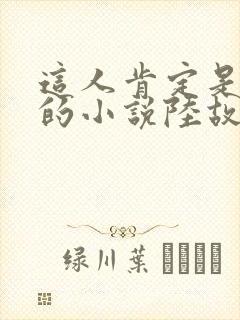 这人肯定是故意的小说陆故之