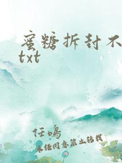 蜜糖拆封不准退txt
