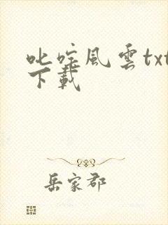 叱咤风云txt下载