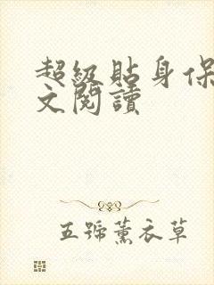 超级贴身保镖全文阅读