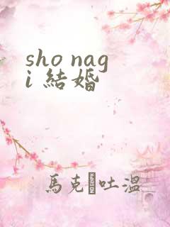sho nagi 结婚