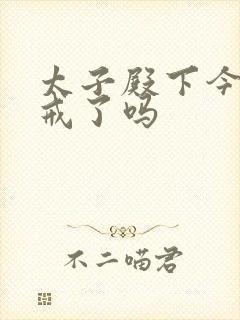 太子殿下今天破戒了吗