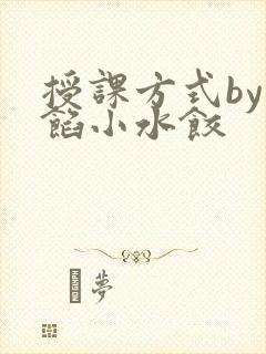 授课方式by肉馅小水饺