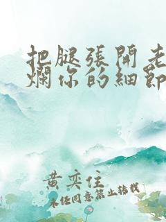 把腿张开老子臊烂你的细节