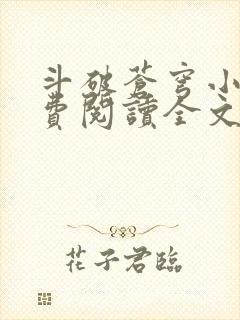 斗破苍穹小说免费阅读全文无弹窗