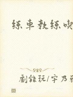 练车教练吃我奶