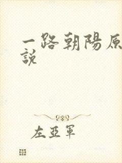 一路朝阳原著小说