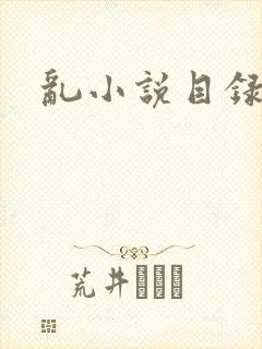 乱小说目录全文