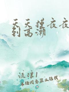 天天摸夜夜摸摸到高潮