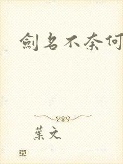 剑名不奈何