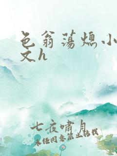 色翁荡熄小说全文h