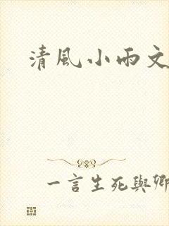 清风小雨文学网