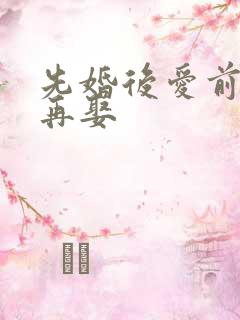 先婚后爱前妻难再娶