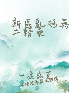 新区乱码无人区二精东