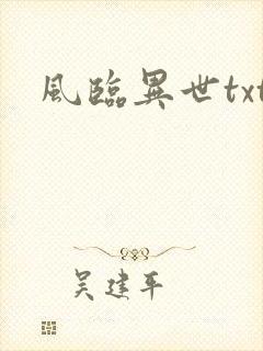 风临异世txt