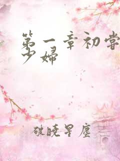 第一章初尝云雨少妇