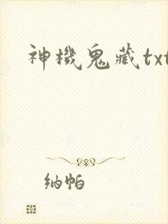 神机鬼藏txt