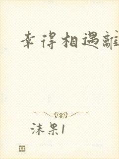 幸得相遇离婚时