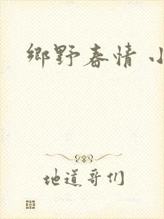 乡野春情 小说