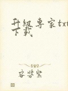 升级专家txt下载