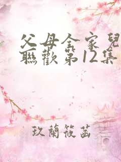 父母全家儿女大联欢第12集