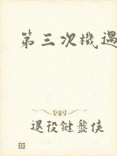 第三次机遇