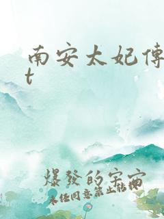 南安太妃传txt