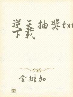 逆天抽奖txt下载