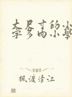 大尺寸的小黄说字多肉小学生