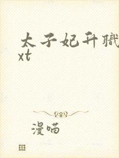 太子妃升职记txt