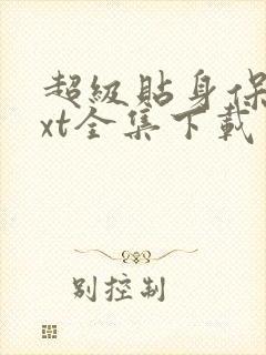 超级贴身保镖txt全集下载