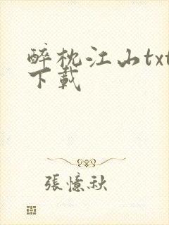 醉枕江山txt下载