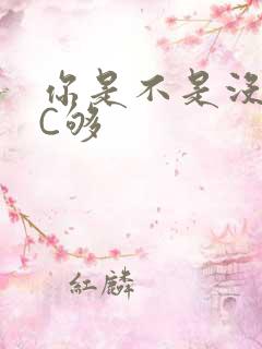 你是不是没有被C够