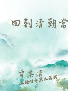 回到清朝当总统