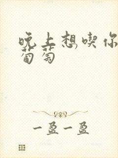 晚上想吃你的黑葡萄