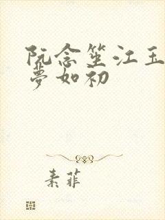 阮念笙江玉楼回梦如初