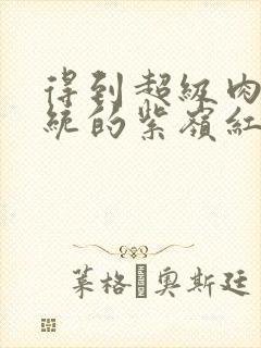 得到超级肉禽系统的紫岭红山