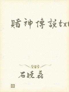 赌神传说txt