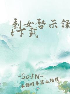 剩女启示录txt下载