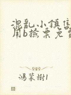 混乱小镇售票员用b检票免费全文