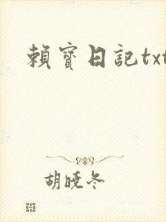 赖宝日记txt