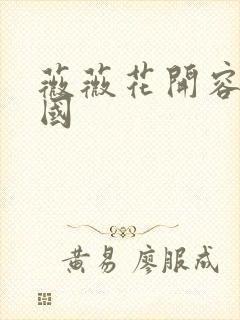 薇薇花开容颜倾国