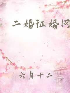 二婚征婚网